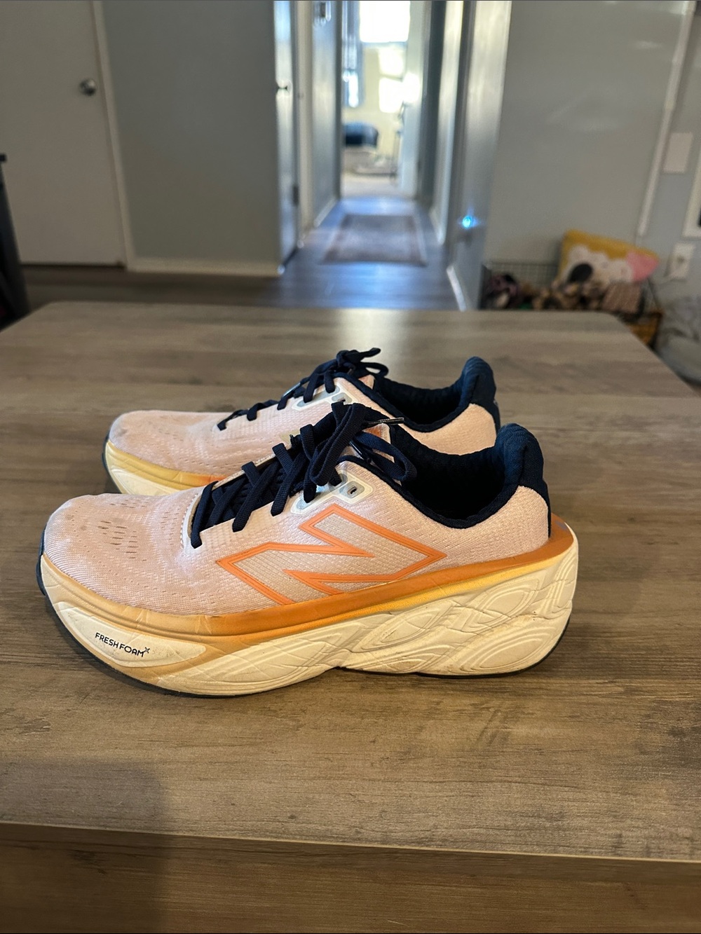 New Balance Pink & Navy Athletic Running Shoes